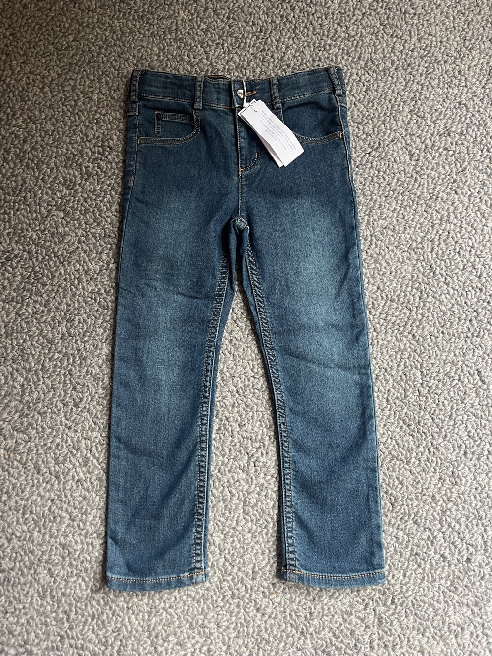 JACADI Boy’s Slim Denim Jeans NEW